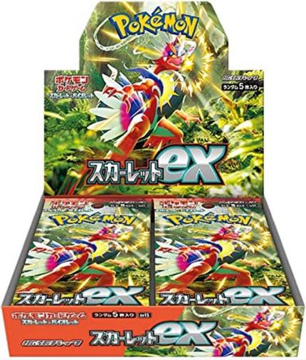 Japanese Pokémon sealed official product, Scarlet ex Booster Box