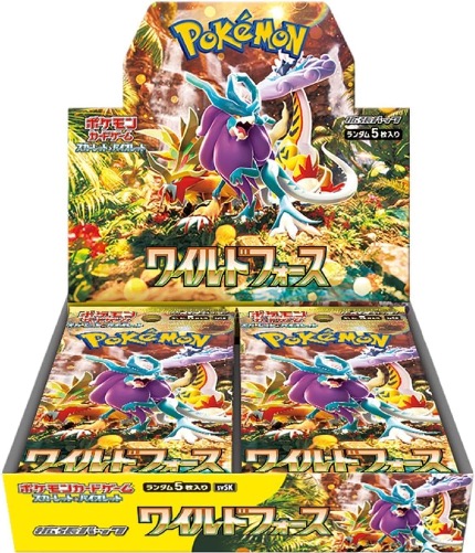 Japanese Pokémon sealed official product: Wild Force Booster Box