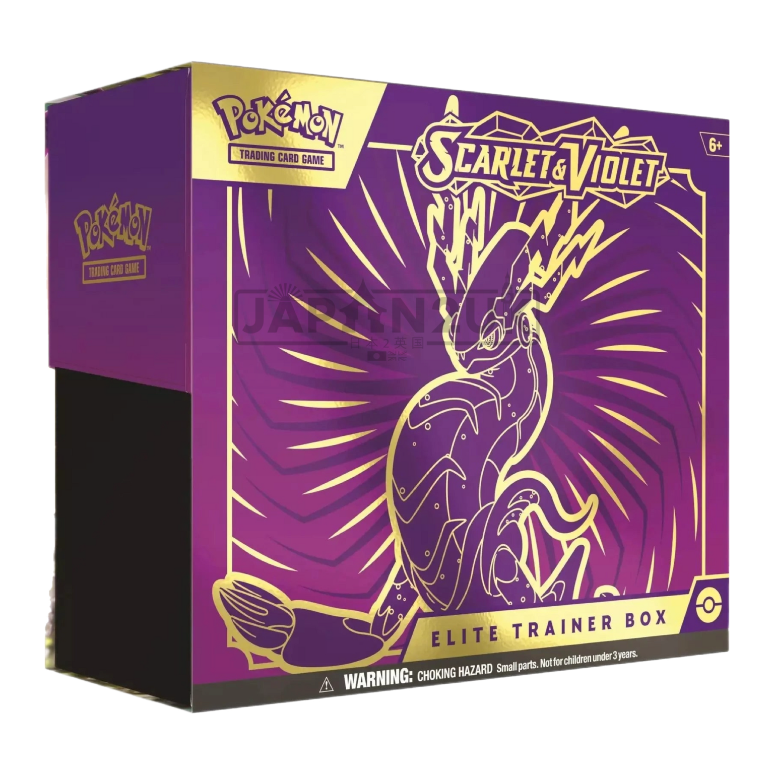 Miraidon Pokémon card and Elite Trainer Box sealed TCG product