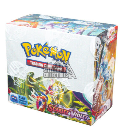 Pokémon TCG Obsidian Flames Booster Box with 36 sealed packs featuring Tera Charizard ex artwork